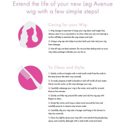 Leg Avenue - Perruque Longue Et Droite Bangin Noire